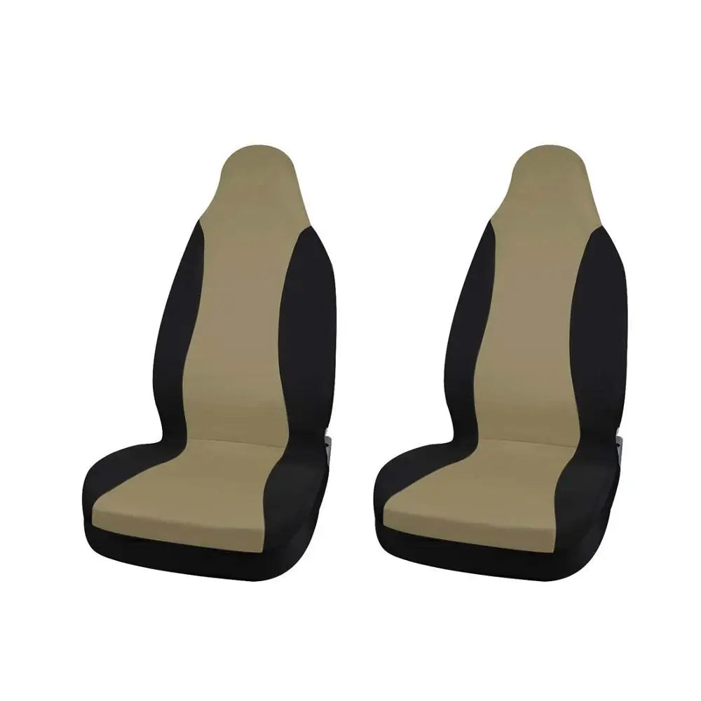Universelle Autositzbezüge – 5 Farben für Bucket-Sitze in Auto, SUV, LKW & Fahrzeugen Kaufschwan® 2 Stück Beige Schwarz