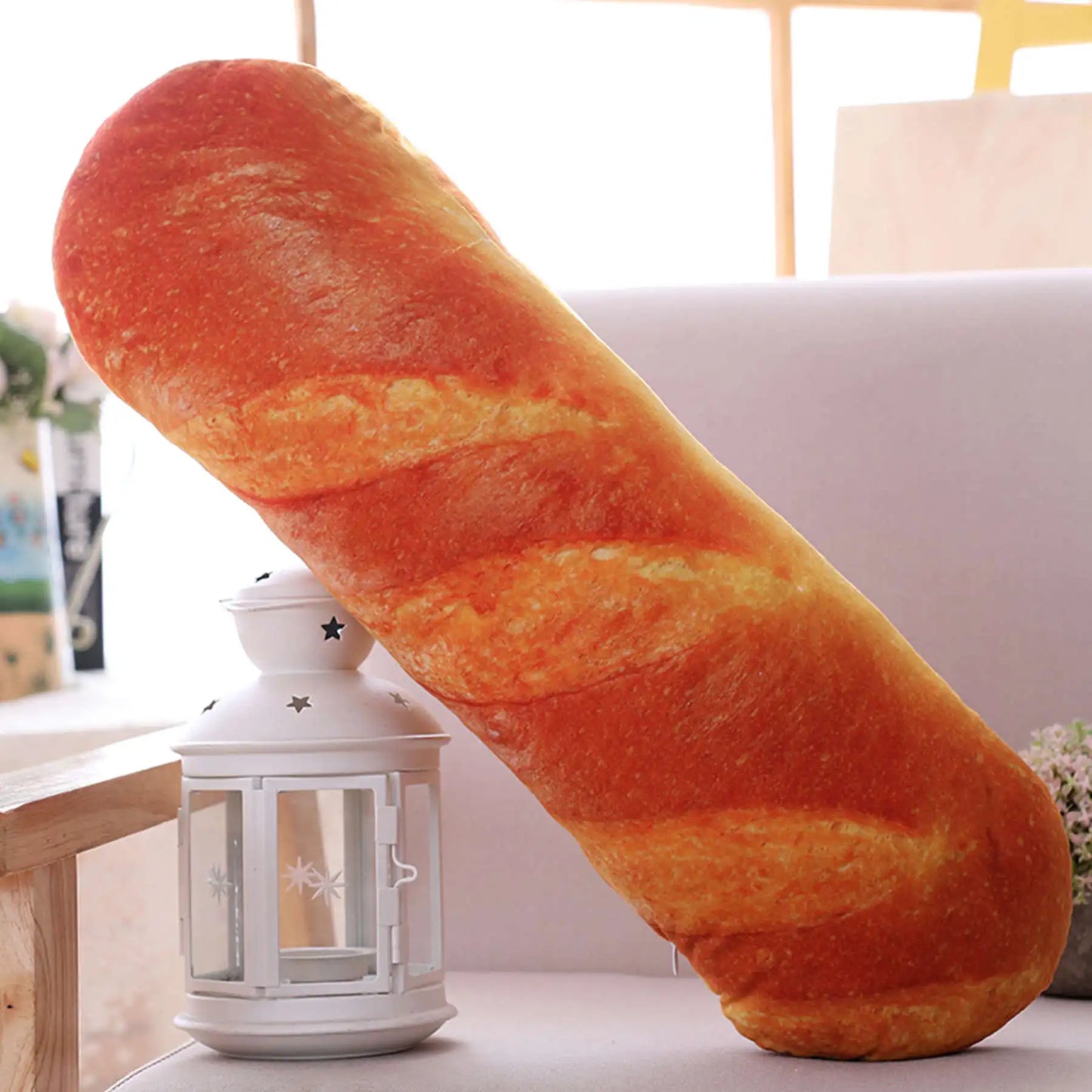 Brot Plüschkissen | Kreatives Lebensmittel Plüschtier | Lustiges Fastfood Nackenkissen | Heimdeko & Kinder Geschenk Kaufschwan®