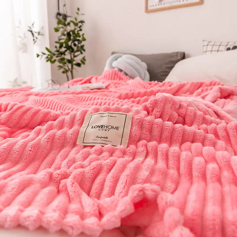 Flanell-Bettdecke – Weiche & Warme Kuscheldecke für Einzel-, Queen- & King-Size-Betten Kaufschwan®