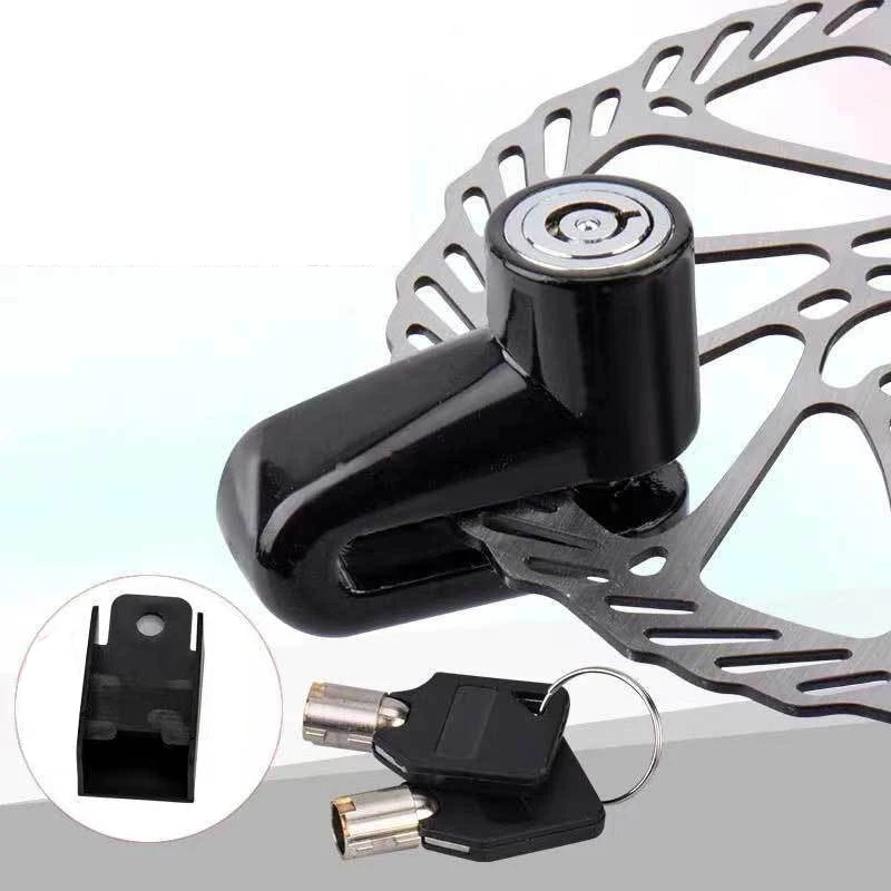 Mountainbike Anti-Diebstahl Scheibenbremsenschloss – Robustes Fahrrad & Motorrad Schloss mit Halterung | Hochwertiges Sicherheitszubehör Kaufschwan®