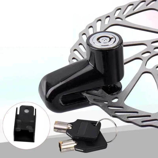 Mountainbike Anti-Diebstahl Scheibenbremsenschloss – Robustes Fahrrad & Motorrad Schloss mit Halterung | Hochwertiges Sicherheitszubehör Kaufschwan®