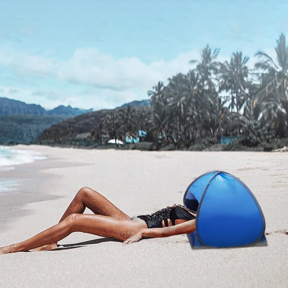 Mini Tragbares Kopfzelt Sonnenschutz – Pop-Up Strand Gesichtszelt für Sonnenbaden, Sommerreisen & Outdoor Schutz Kaufschwan®