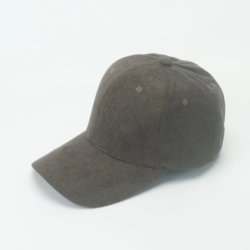 Corduroy Baseballkappe | Damen Retro Einfarbige Dad Hat | Herbst Winter Hüte für Herren & Damen | Unisex Freizeit Gebogener Schirm Kaufschwan®