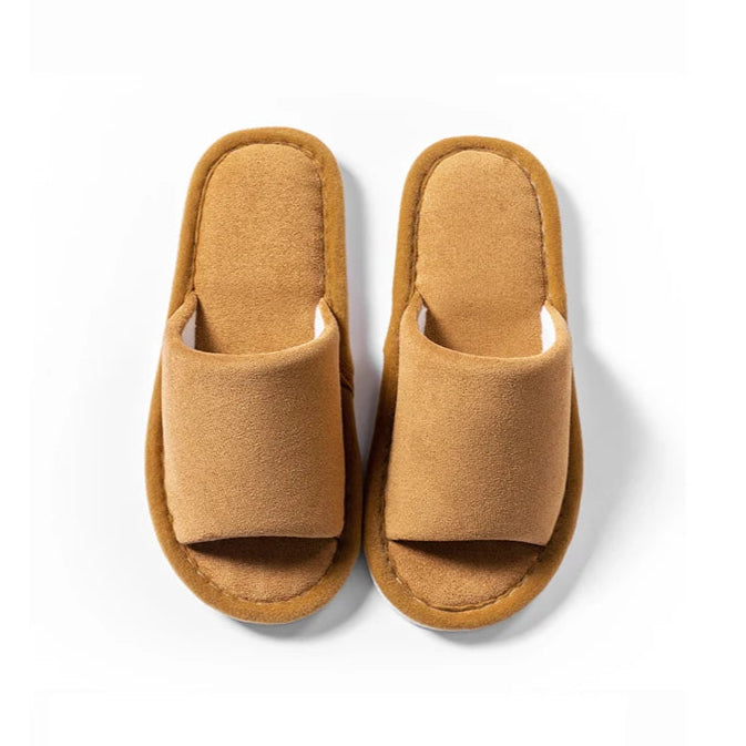 Herren Open-Toe Hausschuhe | Hochwertige, Weiche & Bequeme Schuhe für Zuhause | Rutschfest & Geräuschlos Kaufschwan®