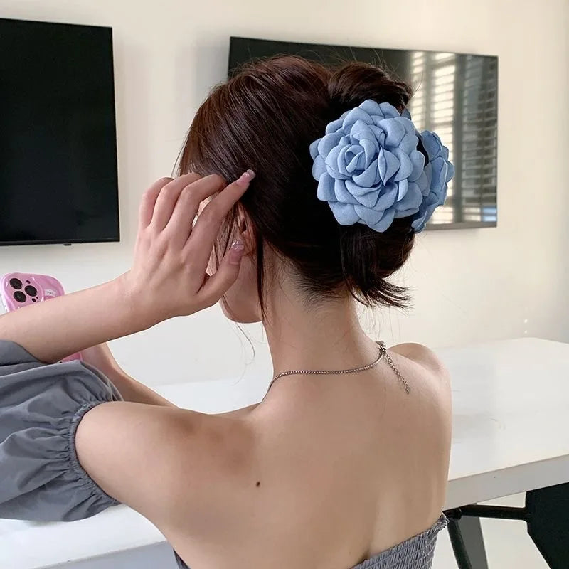 Stoff-Rosen-Haarklammern – Elegante Haaraccessoires für Damen & Mädchen Kaufschwan®