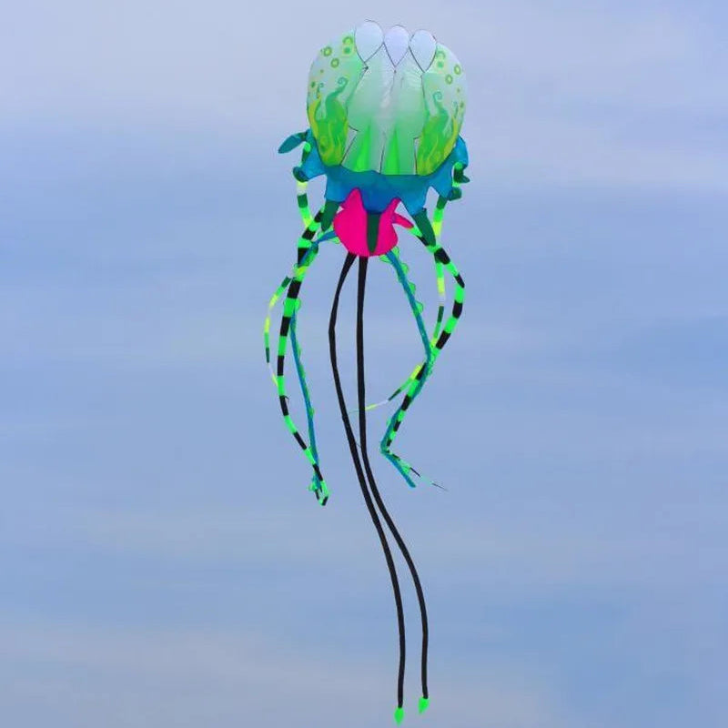 10M Riesiger Quallendrachen – Großer Aufblasbarer Weichdrachen aus Reißhemmendem Nylon für Strand und Freizeit Kaufschwan®
