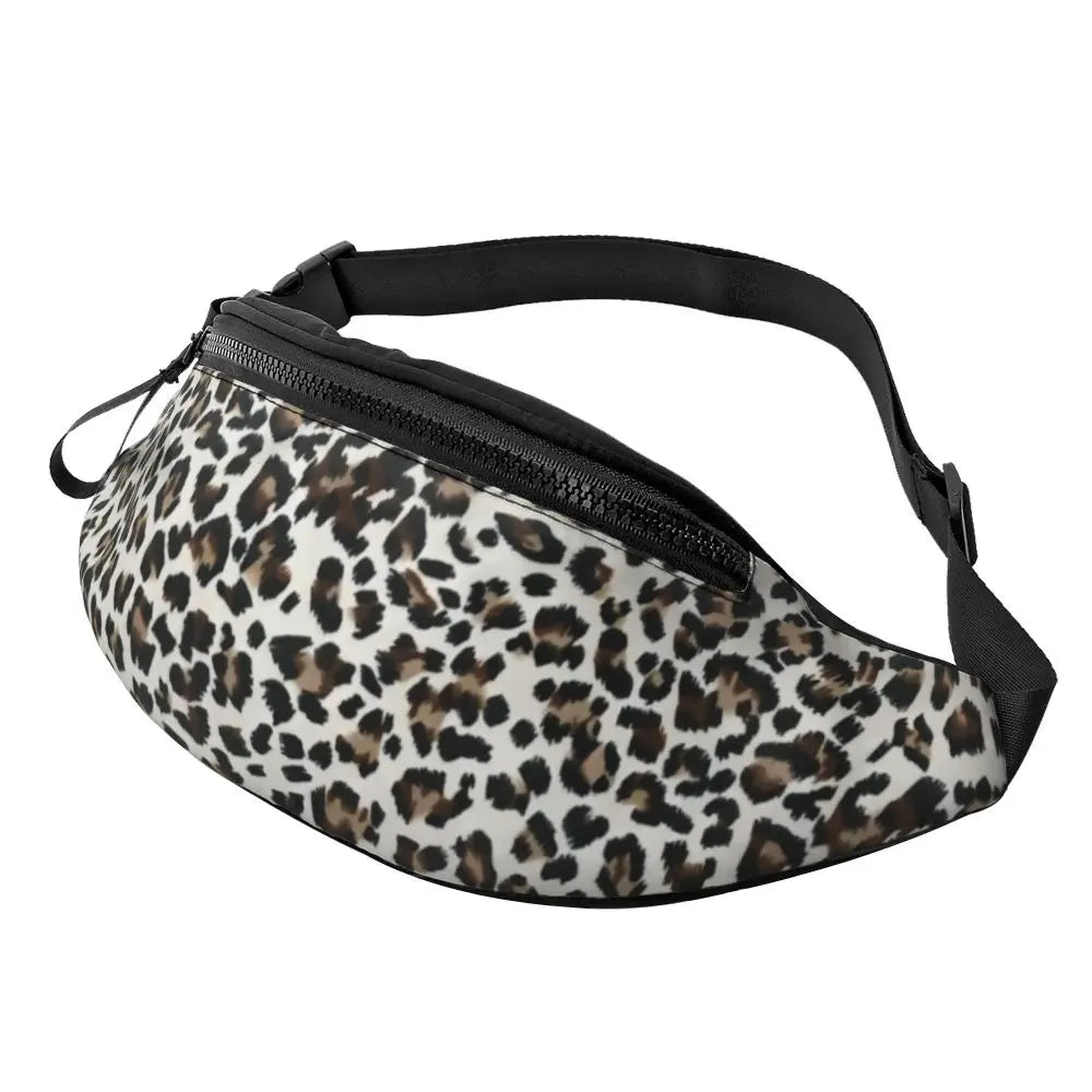 Leopardenmuster Gürteltasche – Unisex Hüfttasche | Cheetah Print Crossbody Bag für Laufen, Reisen & Handy Kaufschwan®