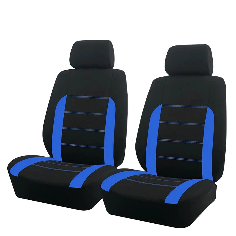 Universelle Autositzbezüge – Komplettset für Auto, SUV, LKW & Van – Strapazierfähig, Atmungsaktiv & Leicht zu Montieren Kaufschwan® Blau 2-Sitzer