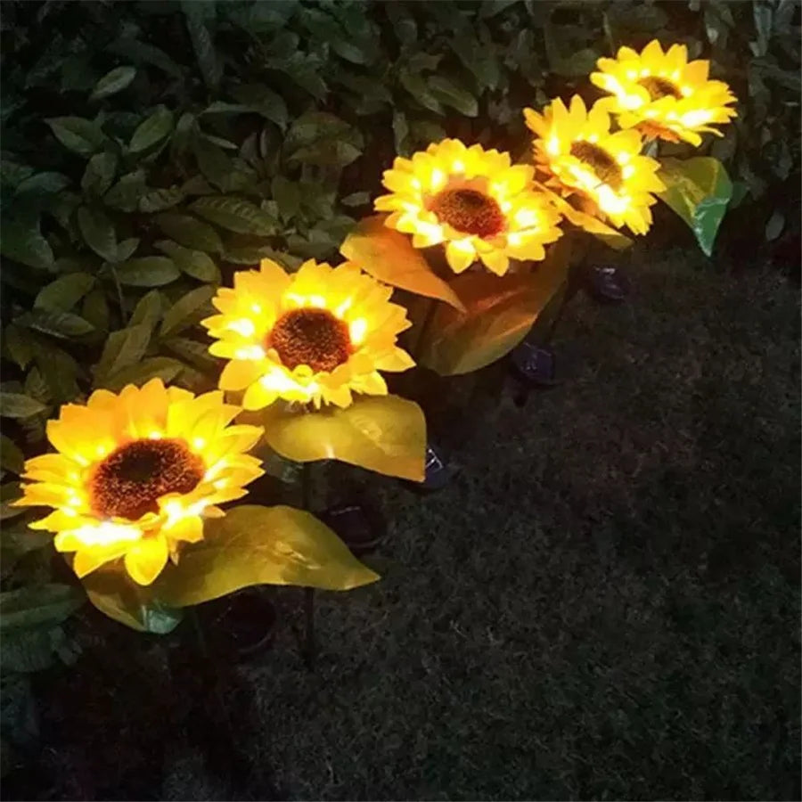 Kreative Solar-Sonnenblumen-Leuchte – 20LED Wasserdichte Außenlampe für Garten, Hof & Wegbeleuchtung Kaufschwan®