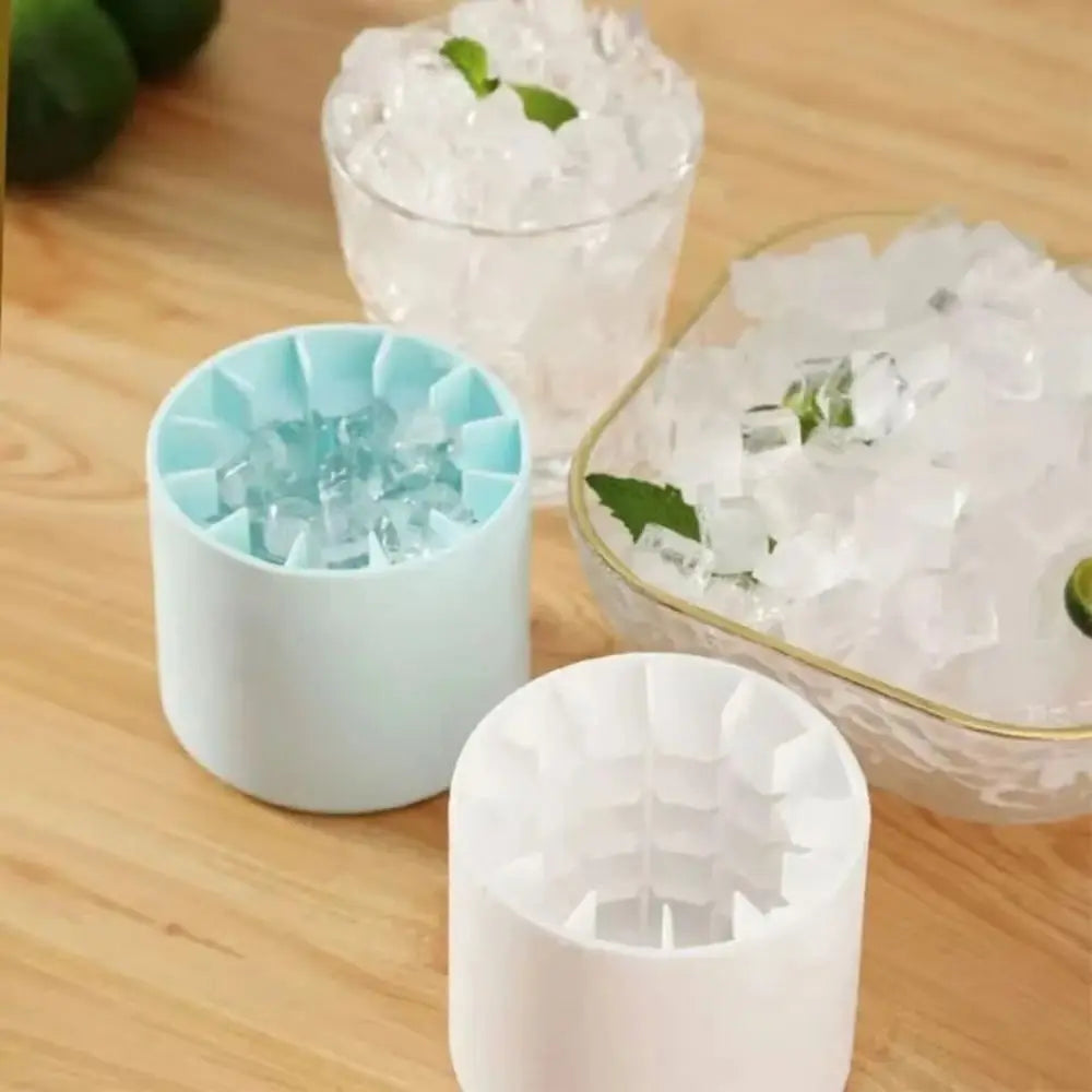 Kompakte Eiswürfelform aus Silikon – Schnelle Eiswürfel für Zuhause, Partys & kalte Getränke Kaufschwan®