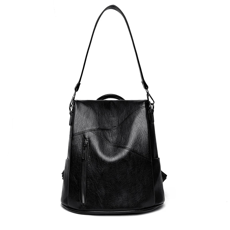 Leder Rucksack | Damen Vintage Schultertasche | Hochkapazitiver Reise- & Schulrucksack Kaufschwan®