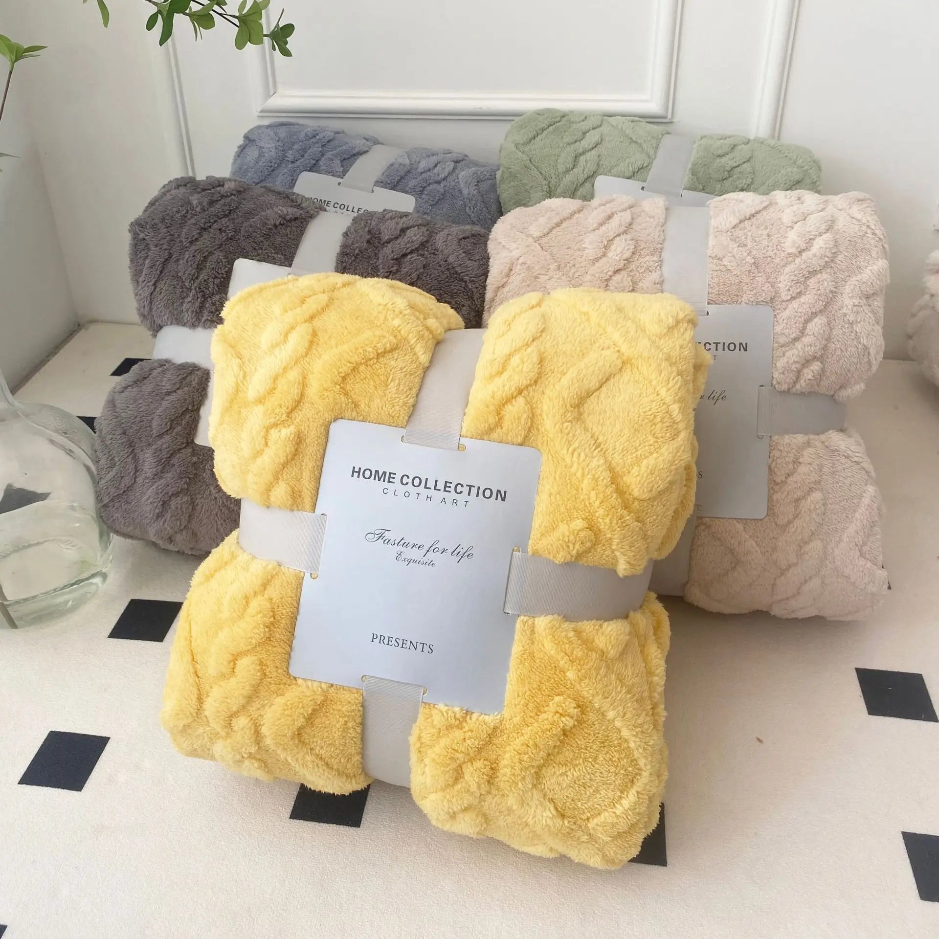 Sherpa Decke – Weicher, dicker und warmer Fleece Überwurf für Zuhause, Sofa, Neugeborene, Kinderbettwäsche & Reise Kaufschwan®
