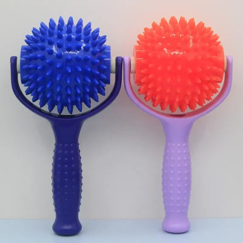 Stacheliger Massage-Rollenball | Triggerpunkt-Massager für Körper, Hände & Füße | Muskelentspannung & Akupressur-Stimulation Igelbälle Kaufschwan®
