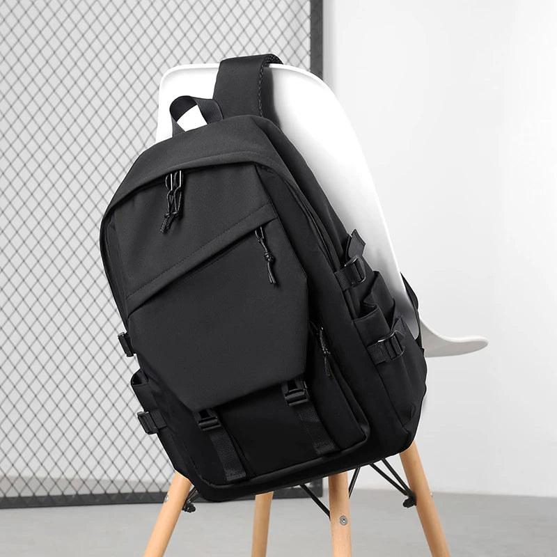 15-Zoll Polyester Wasserdichter Rucksack | Herren & Unisex Laptop Rucksack | Einfacher Solider Alltags- & Reiserucksack Kaufschwan®