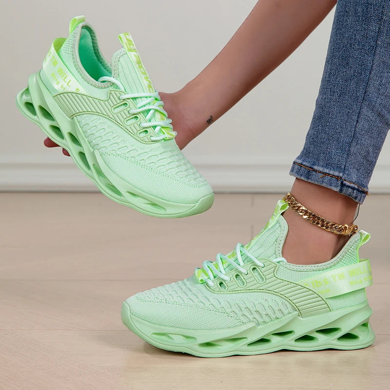 Damen Sportschuhe – Modische Plateau-Sneaker | Frühling & Winter Laufschuhe für Frauen | Auch in Übergrößen bis 43 Kaufschwan®