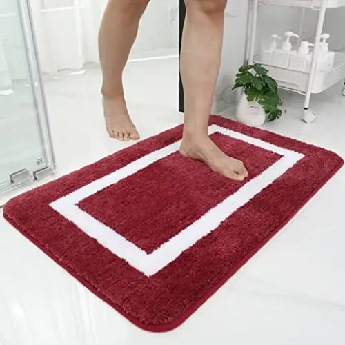 Weiche Saugfähige Badematte – Rutschfester, Schnelltrocknender Plüschteppich für Bad & Schlafzimmer Kaufschwan®