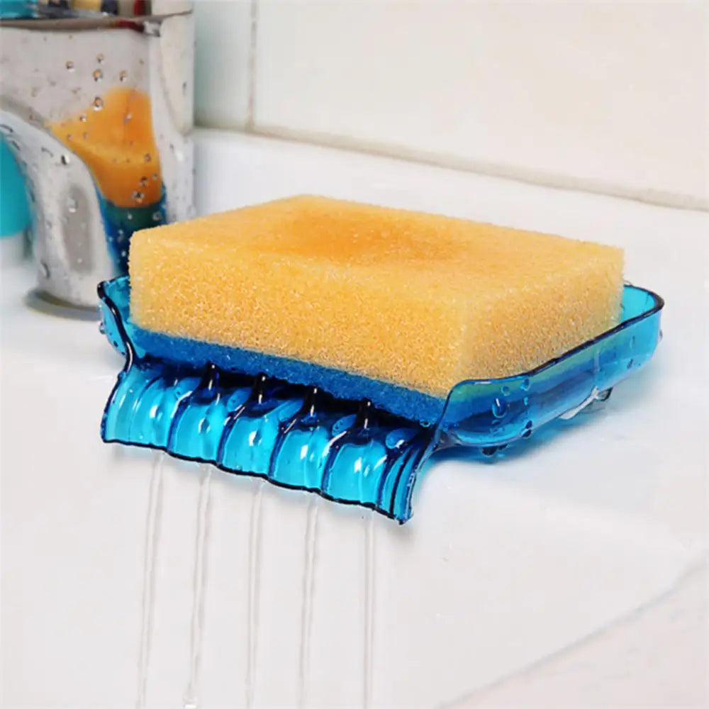 Zhang Ji Bunte Wasserfall-Seifenschale – Kunststoff-Seifenhalter mit Saugnapf für Bad & Küche Kaufschwan®