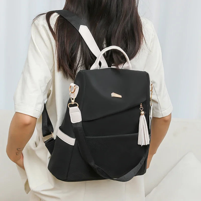 Damen Rucksack Mode | Wasserdicht Weiches Leder Schul- & Reiserucksack Kaufschwan®
