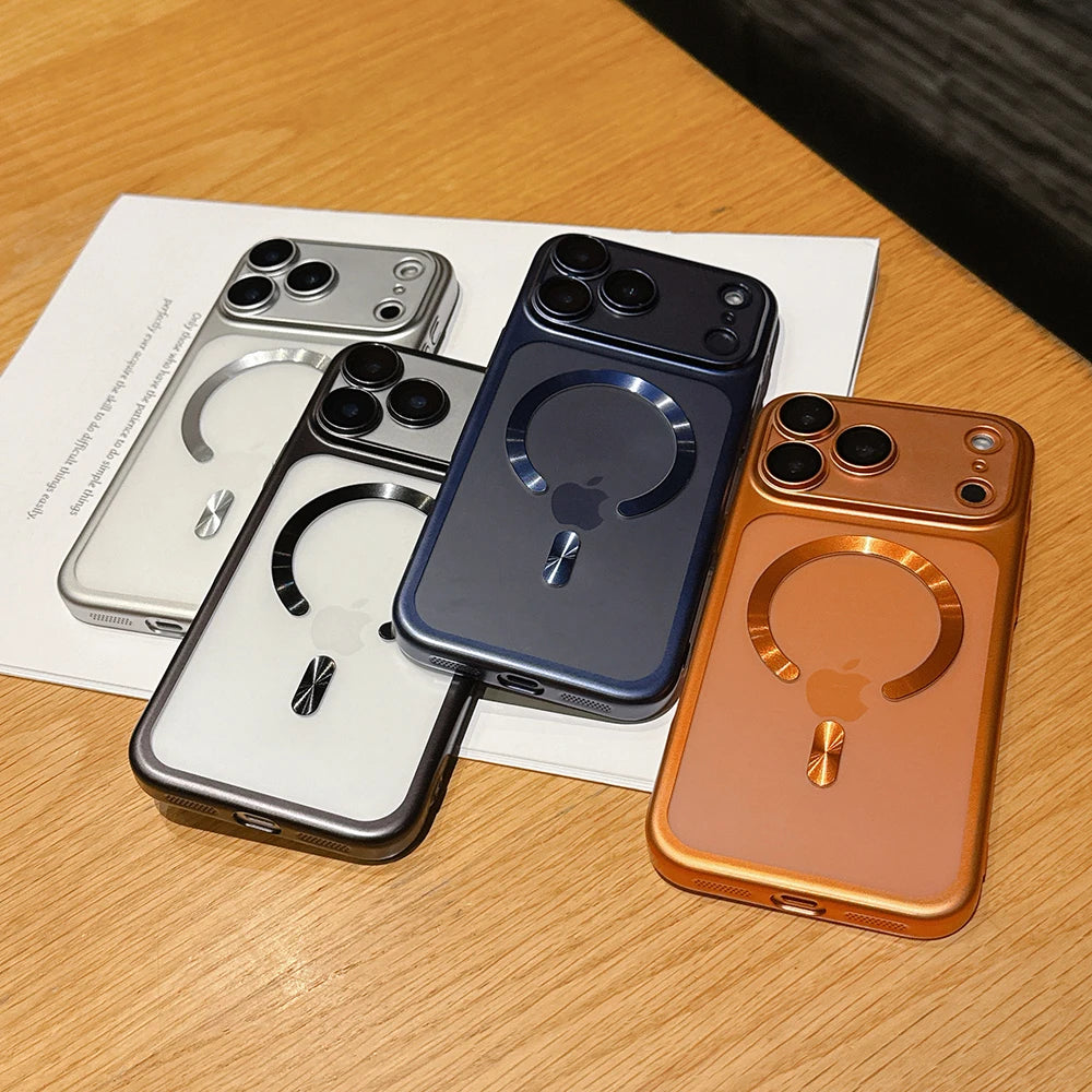 Hochwertige Matte Durchscheinende MagSafe-Hülle für iPhone 18 Pro & iPhone 18 Pro Max – Magnetische Schutzhülle für Kabelloses Laden Kaufschwan®