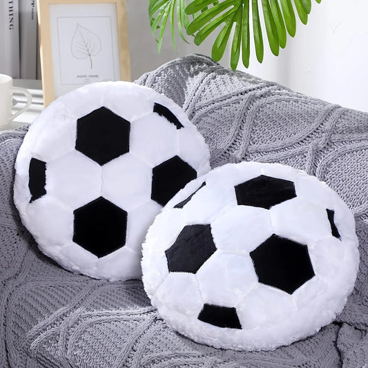 Fußball Plüschkissen | Fan Kissen | Geschenk für Freund | Gemütliche Wohnungsdekoration | Must-Have für Sportliebhaber Kaufschwan®
