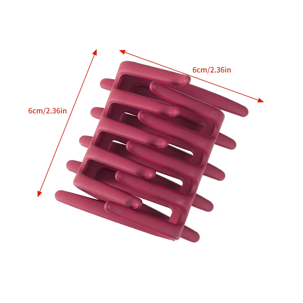 Doppelseitiger Frosted Haarkamm – Rutschfeste Zahnkamm-Haarklammer in Schwarz für Damen Kaufschwan®