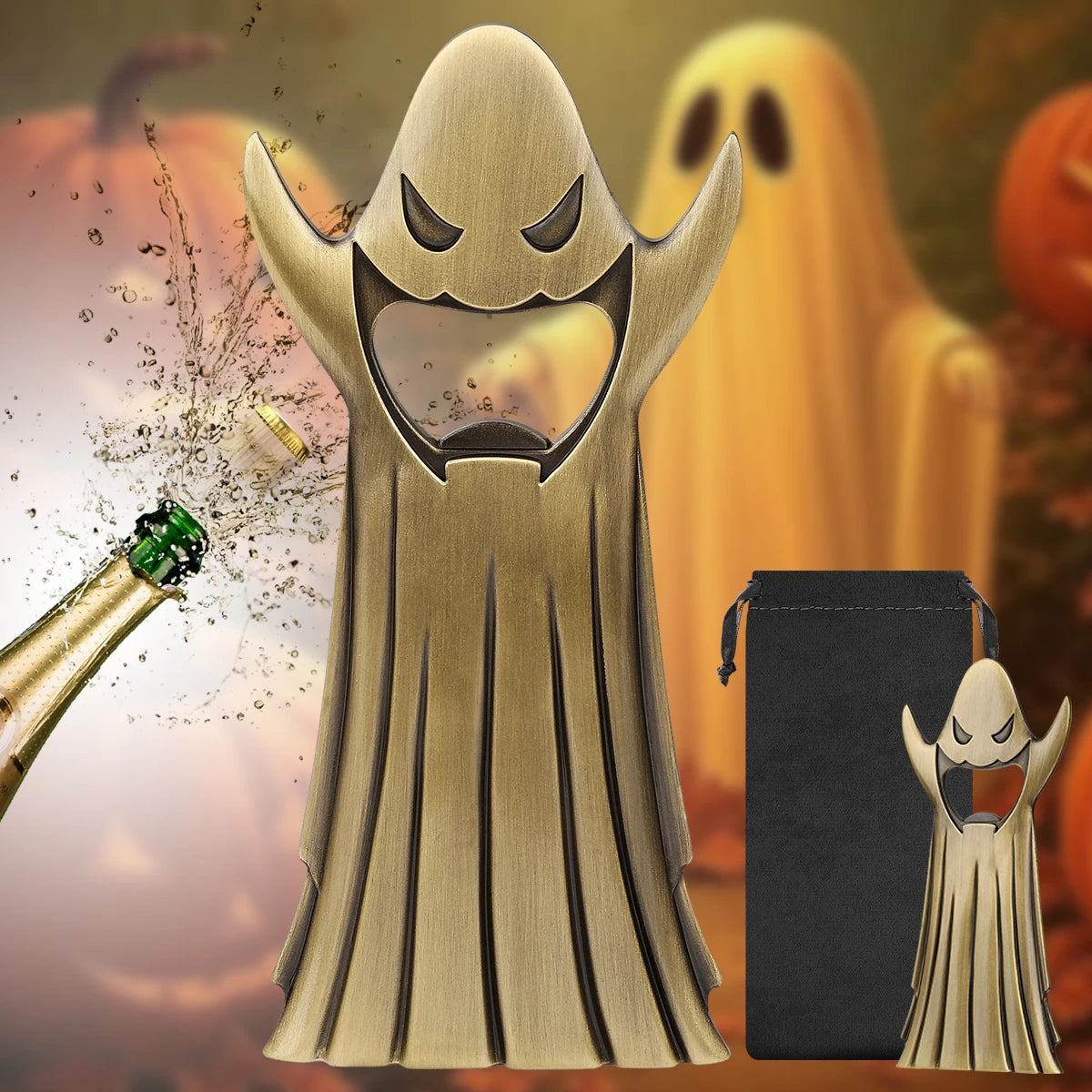 Geist Flaschenöffner – Halloween Metall Bar Werkzeug Geschenk Kaufschwan®