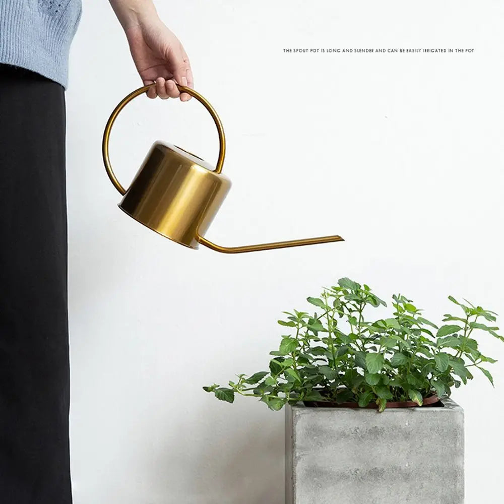 u High Quality 1.3L Plant Sprinkler Kettle Large Capacity Long Spout Watering Can Rustproof Leakproof Watering Pot Garden Tool Kaufschwan®