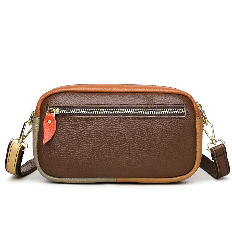 Hochwertige Leder Messenger Bag – Luxus Damen Schulter Handtasche mit Mehreren Fächern & Modische Geldbörse Kaufschwan®