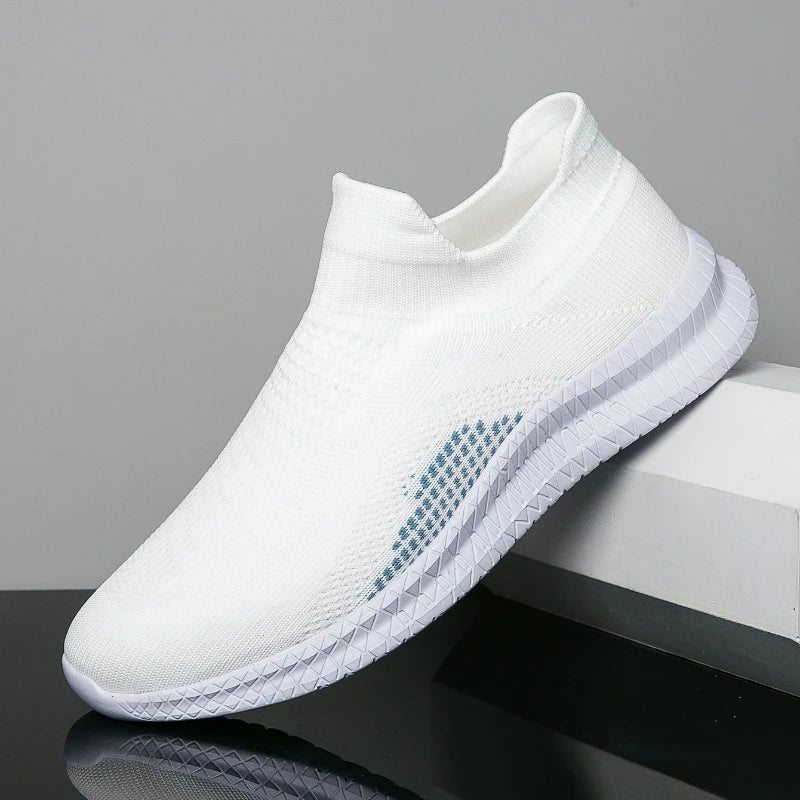 Herren Laufschuhe – Atmungsaktive Leichte Sportschuhe | Bequeme Sneaker für Outdoor & Training Kaufschwan® Weiß 39