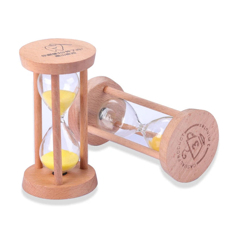 Holz Sanduhr Timer – Kreative Schreibtisch Dekoration & Moderne Wohn Sanduhr Geschenkidee