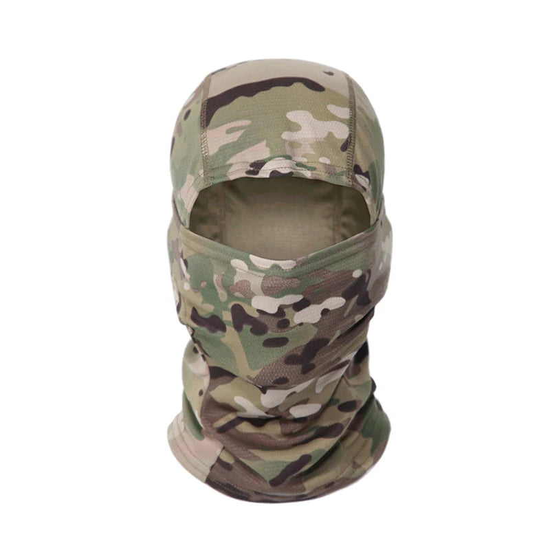 Camouflage Balaclava Mütze – Vollgesichtsmaske für Radfahren, Jagd & Outdoor Sport | Skimaske Motorrad Helm Unterziehmütze