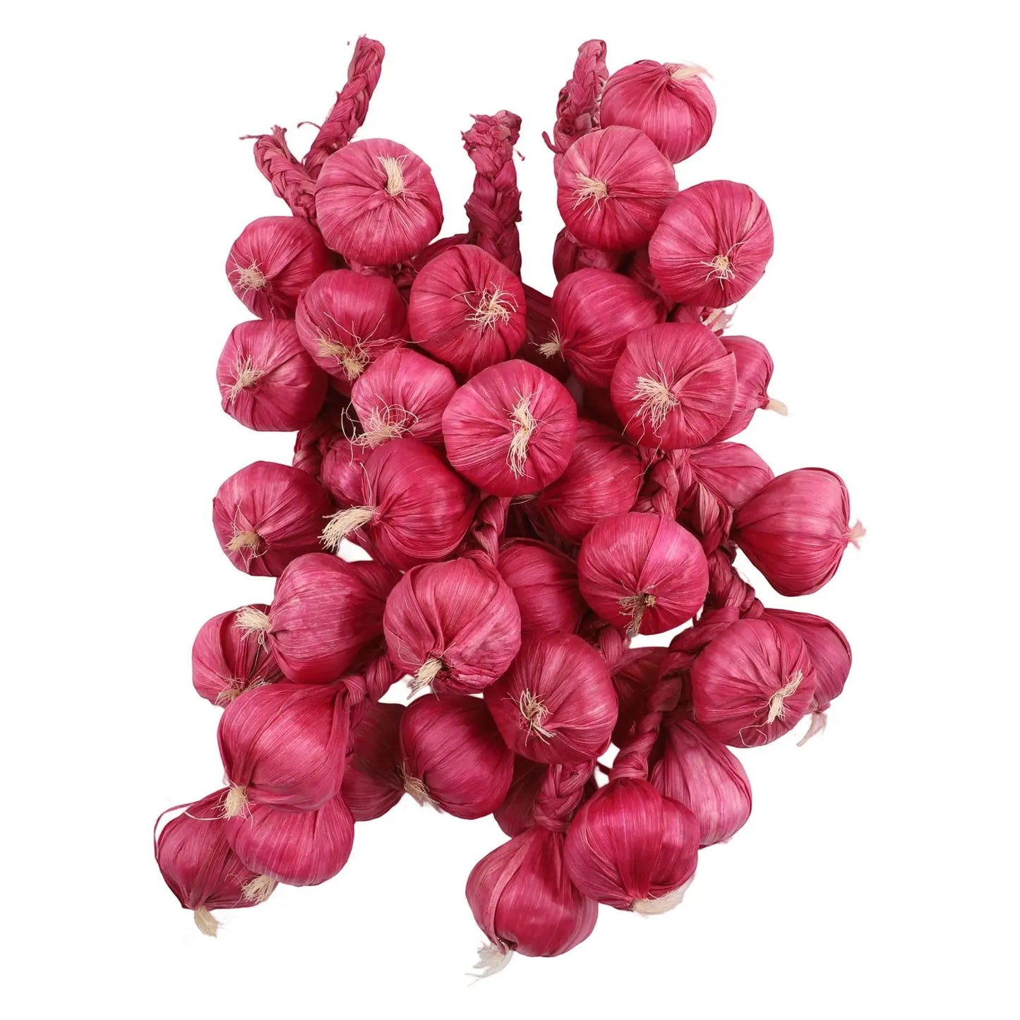 5 Stück Künstliche Knoblauch-Dekoration – Plastik Knoblauchgirlande für Küche, Party, Pub & Restaurant Kaufschwan®