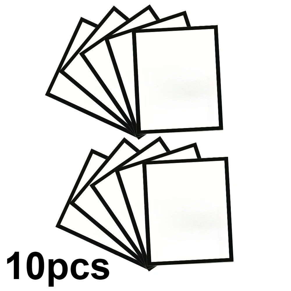 Magnetischer Bilderrahmen – Moderne Selbstklebende Wandhalterung für Fotos und Dokumente Kaufschwan® 10 Stück Schwarz A6