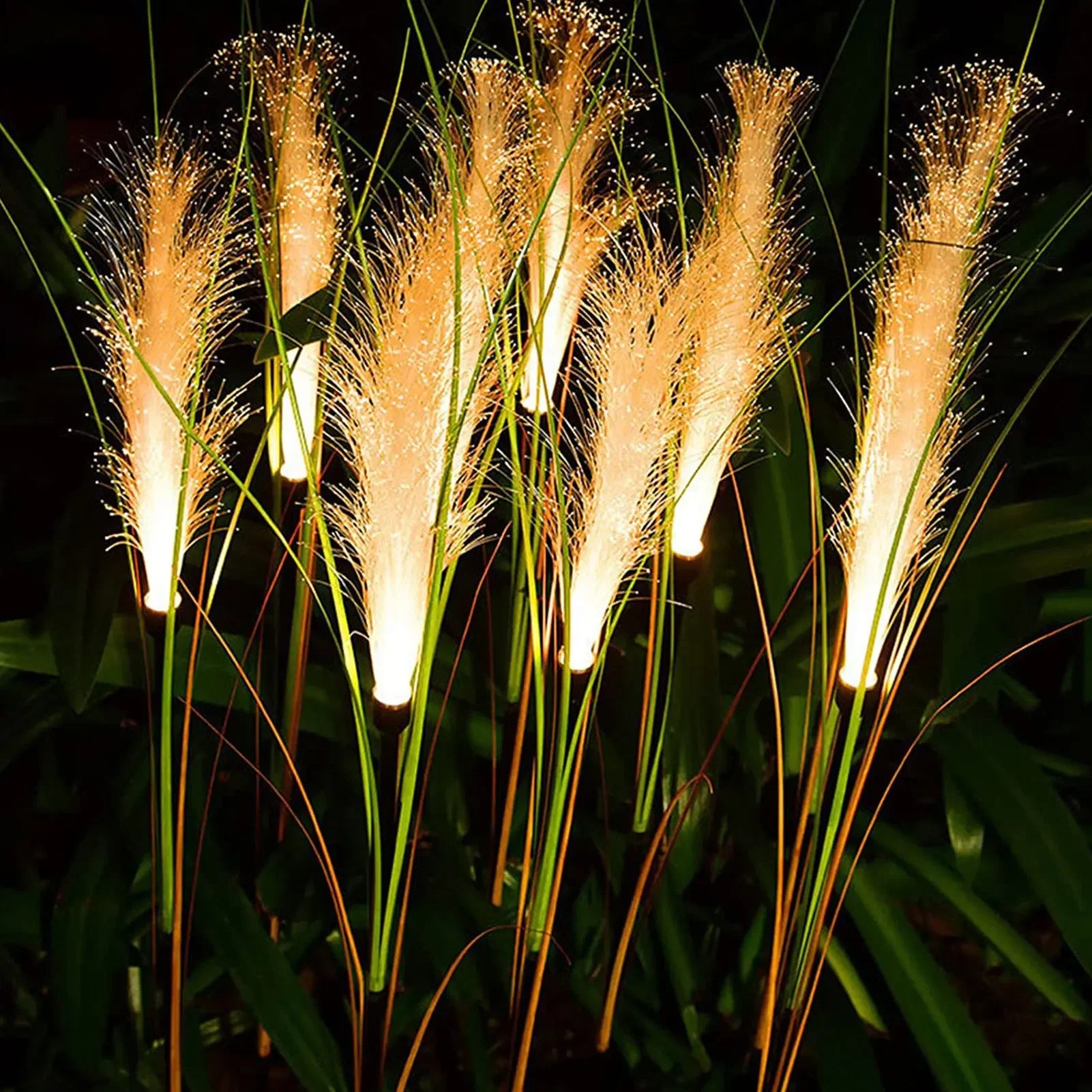 LED Solar-Schilflichter für Garten – Wasserdichte Außenleuchten für Wege, Rasen, Terrasse & Weihnachtsdeko Kaufschwan®