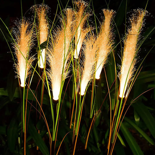LED Solar-Schilflichter für Garten – Wasserdichte Außenleuchten für Wege, Rasen, Terrasse & Weihnachtsdeko Kaufschwan®