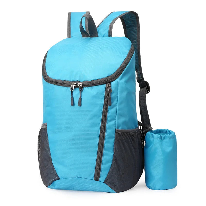 Outdoor-Reiserucksack | Wasserdichtes, Faltbares Camping- & Sporttasche | Wandern, Bergsteigen & Reise-Rucksack Kaufschwan® Türkis