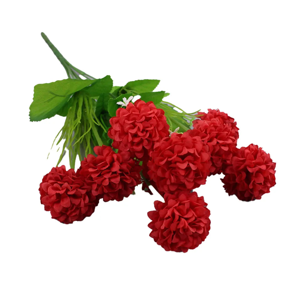Mehrfarbige Künstliche Seidenhortensien – Kleiner Blumenstrauß für Hochzeit, Weihnachten, Party & DIY Wohnungsdekoration Kaufschwan®
