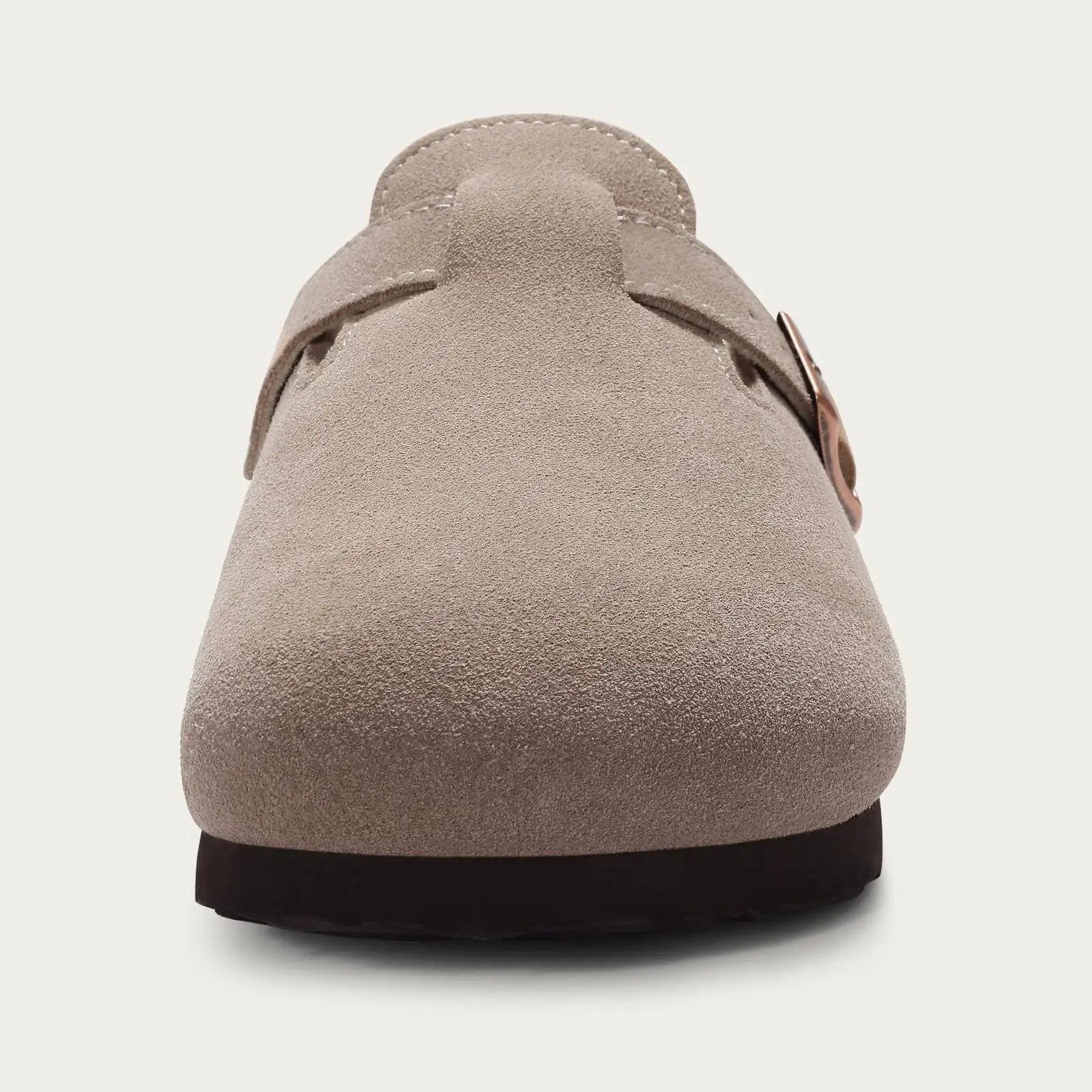 Klassische Winter-Pantoffeln | Unisex Fell-Suede Clogs | Kuschelige Hausschuhe mit Verstellbarer Schnalle & Kork-Fußbett Kaufschwan®