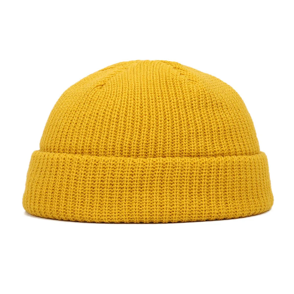 Winter Strickmütze – Kurze Hip Hop Cap | Unisex Elastische Wollmütze für Damen & Herren Kaufschwan®