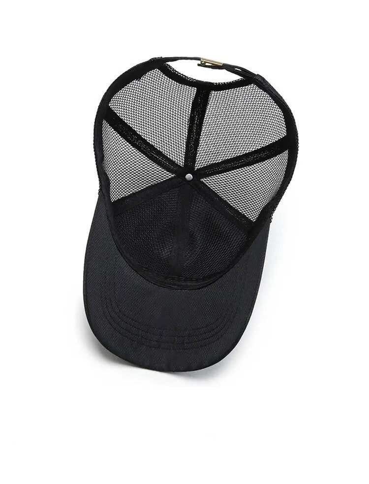Outdoor Sport Baseballkappe | Herren Sommer Atmungsaktive Mesh-Schirmmütze | Koreanischer Stil Leichte Solide Farbe für Freizeit & Outdoor Kaufschwan®