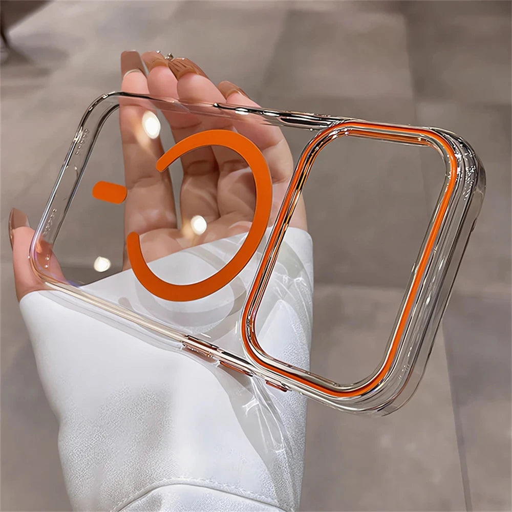 Transparente Ultradünne MagSafe-Hülle für iPhone 18 Pro & iPhone 18 Pro Max – Stoßfeste Hart-PC-Schutzhülle Kaufschwan®