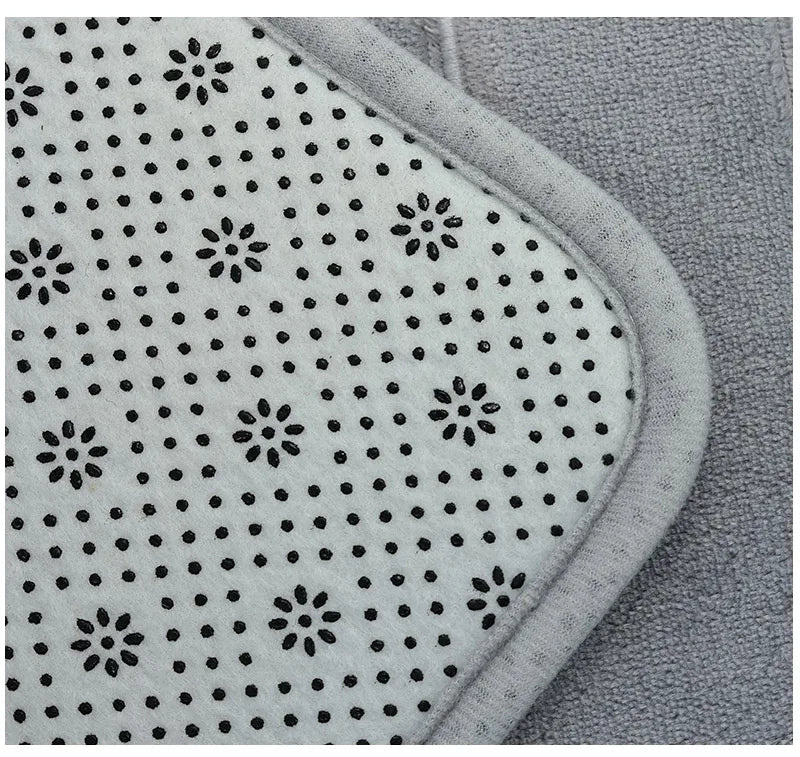 Gestreifte Rutschfeste Badematte – Saugfähig & Schnell Trocknend, Ultraweich Kaufschwan®
