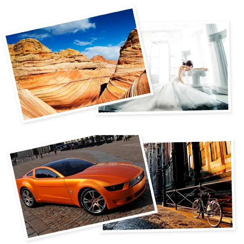 A4 Glänzendes Fotopapier – 100 Blatt Hochglanz Schnell Trocknend | 160g / 120g für Canon, Epson, HP Inkjet-Drucker Kaufschwan®