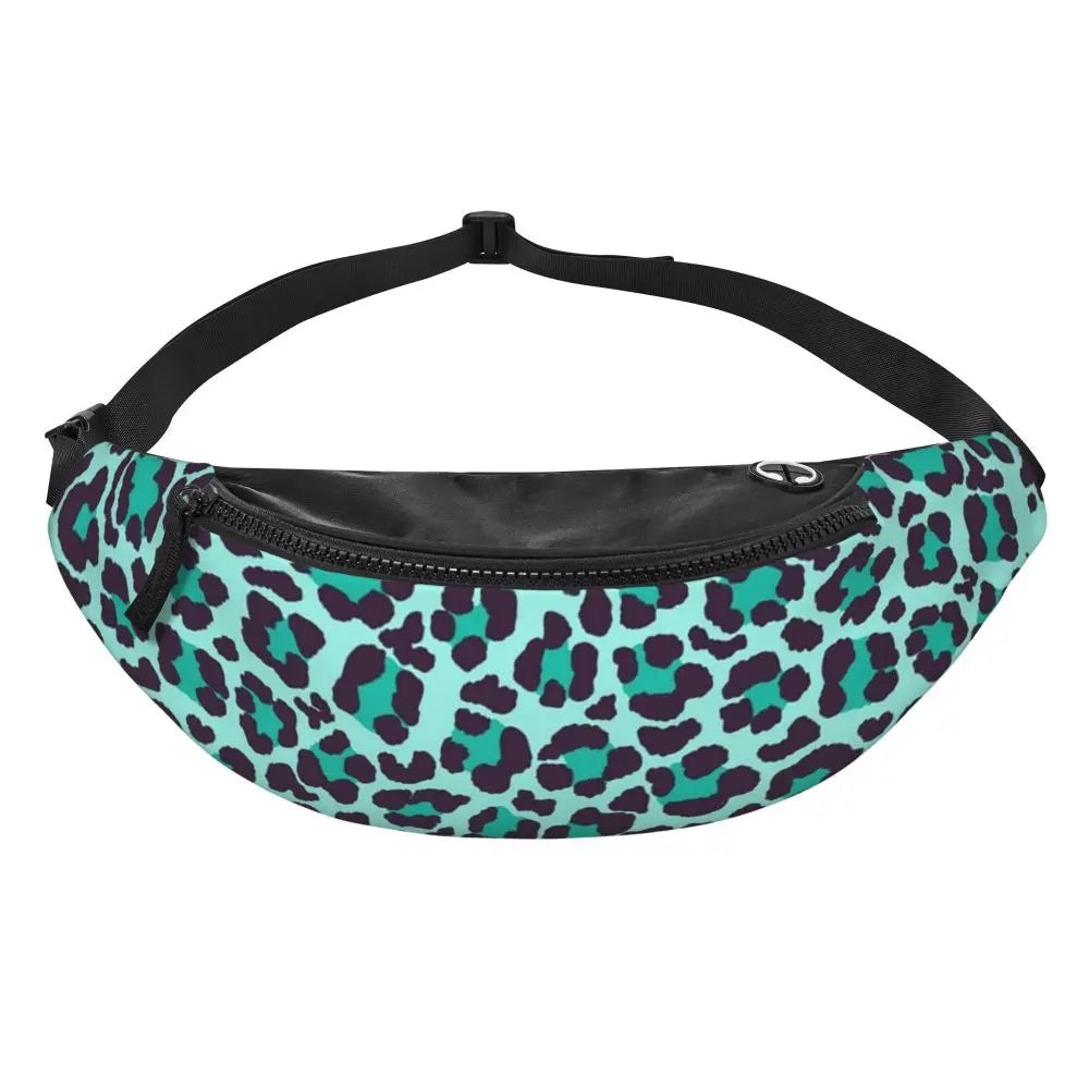 Leopardenmuster Gürteltasche – Unisex Hüfttasche | Cheetah Print Crossbody Bag für Laufen, Reisen & Handy