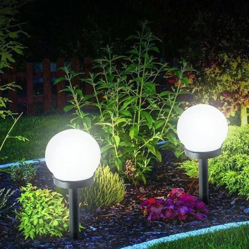 Solar LED Gartenlichter Kaltweiß – Wasserdichte Kugelleuchten für Garten, Hof, Weg & Rasen Kaufschwan®