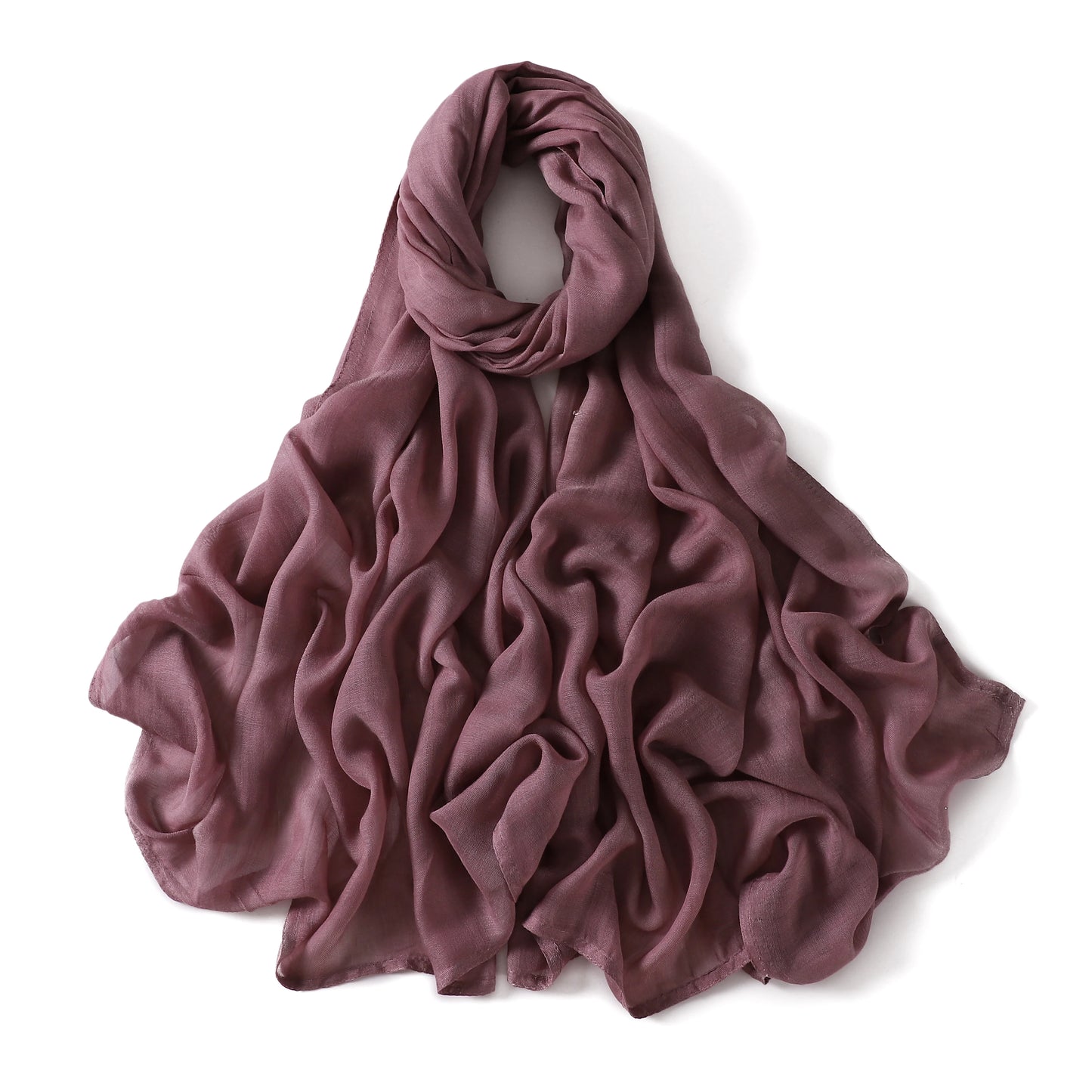 Damen Hijab Schal aus Baumwolle, Rayon & Modal – Großformat 190×85cm | Muslimisches Kopftuch, Eleganter Turban & Umschlagtuch Kaufschwan®