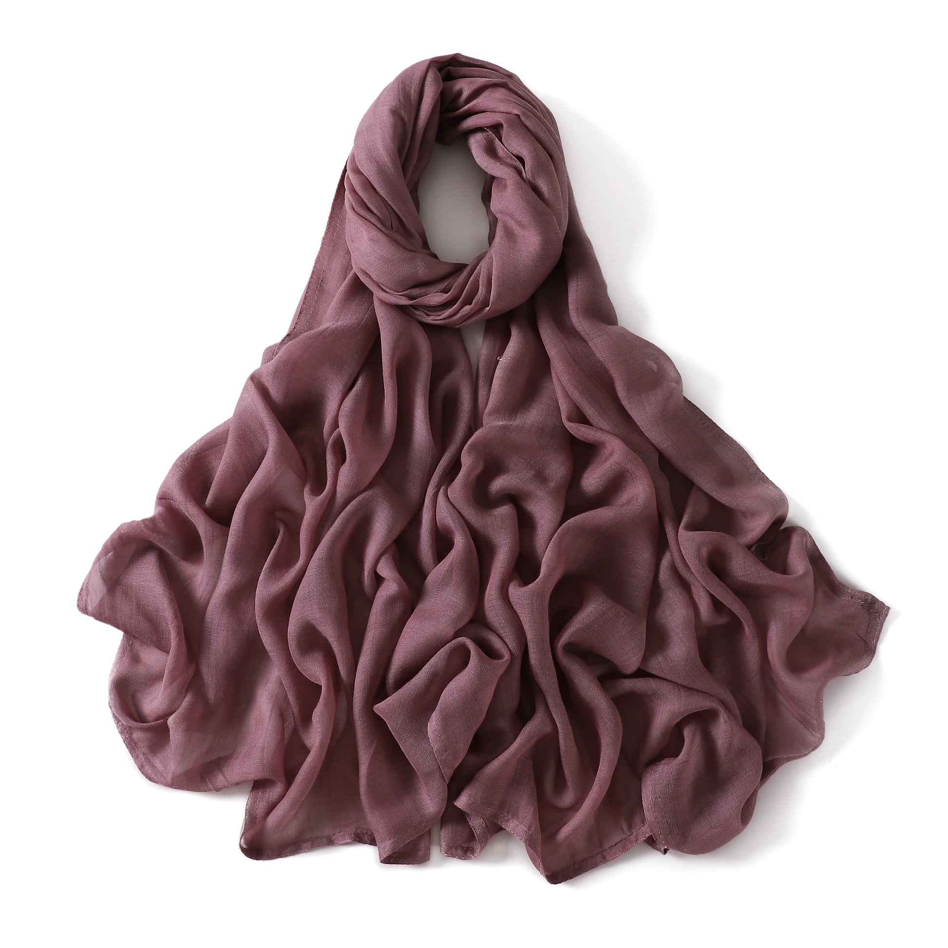 Damen Hijab Schal aus Baumwolle, Rayon & Modal – Großformat 190×85cm | Muslimisches Kopftuch, Eleganter Turban & Umschlagtuch Kaufschwan®