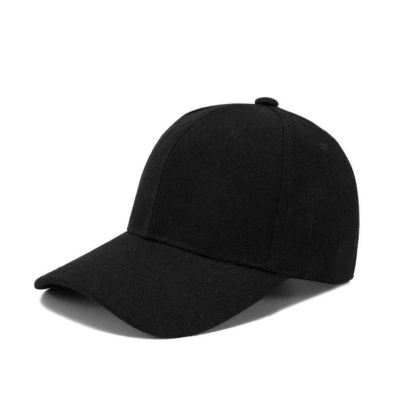 Modische Candy Color Kinder Baseballkappe | Verstellbare Sommer Sonnenkappe für Jungen & Mädchen | Reise & Outdoor Sonnenschutz Kaufschwan® Schwarzs