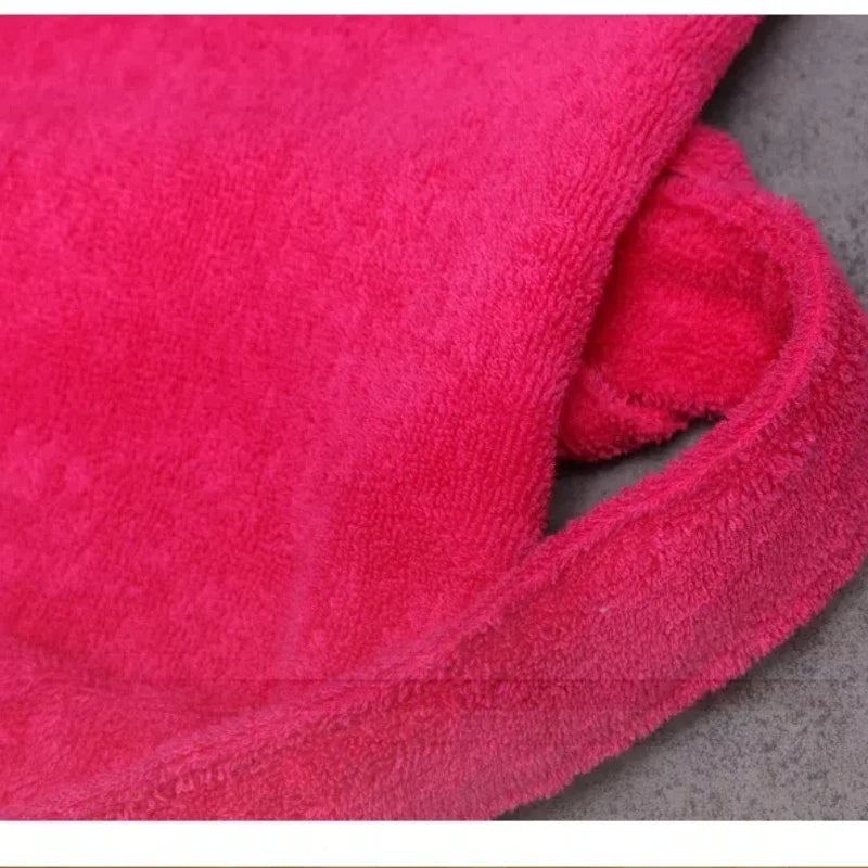 100% Baumwolle Frottier-Bademantel – Unisex Langer Dicker Morgenmantel für Damen & Herren, Hotelqualität Kaufschwan®