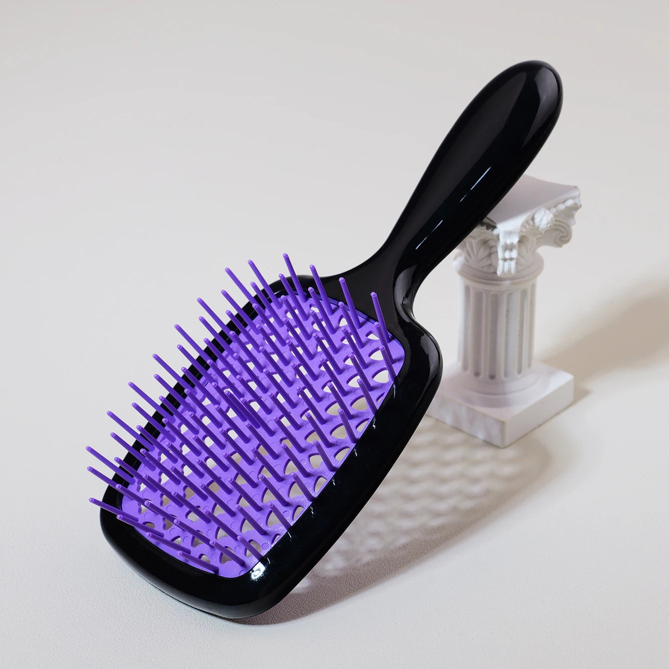 Herzförmige Multi-Color Haarbürste – 1/3 Stück | Antistatische Bürste für Nasses & Trockenes Haar, Perückenfreundlich